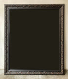 Black Ornate Frame - Medium/Large (Print not included)