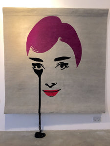 Mel Ferrers's Nightmare (Floating Audrey) Tapestry