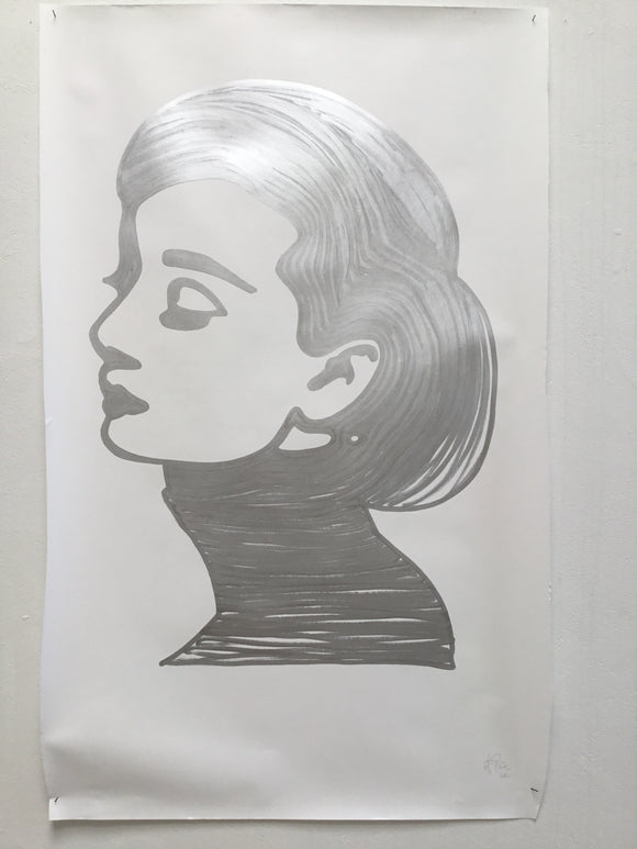 Paris Audrey - Swedish Show KRINK drawing on paper