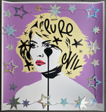 Handfinished Blondie - Heart of Glass - The party is OVER