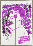 Audrey Hepburn - Handfinished AB&C show print - Paisley Audrey