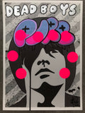 Handfinished mini print - Brian Jones Dead Boys - Framed