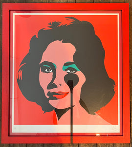 Liz Taylor Classic - Who's Afraid of Virginia Woolf? In tri-colour frame