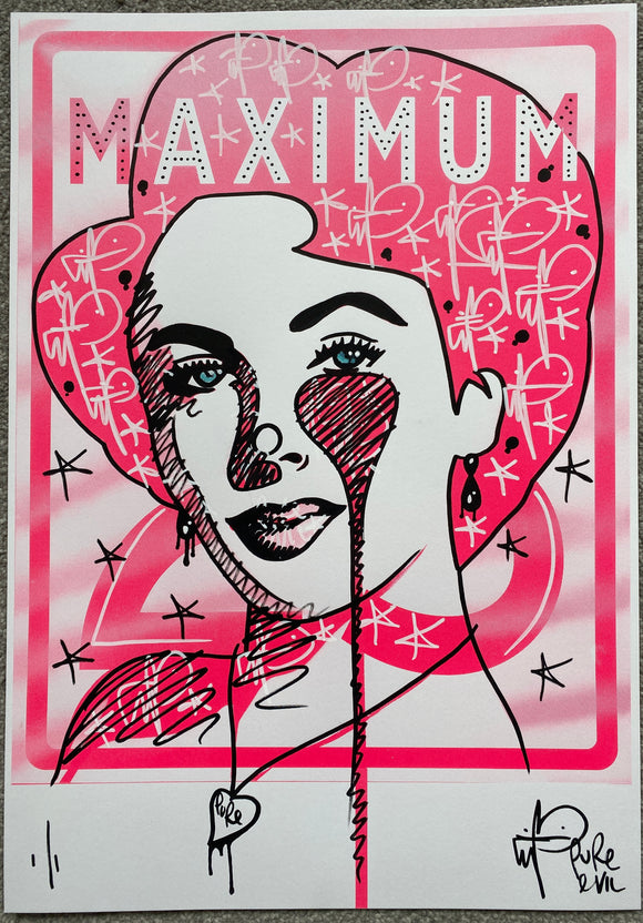 I’m Pure, I’m Evil - Maximum Liz Taylor framed
