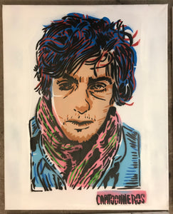Cartoonneros - Syd Barrett Stencil Canvas