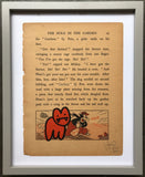 Bunnies on Disney Pages - Freedom Club - Framed