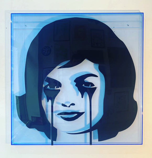 Clear Plastics - Blue Jackie Kennedy