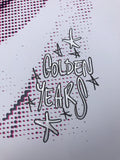 ELVIS GLAM Handfinished and Stencilled - Golden Years