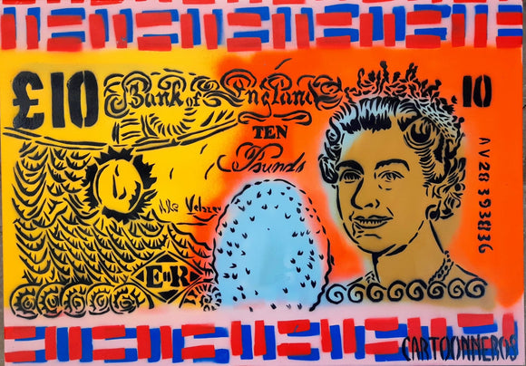 Cartoonneros - £10 bill 2