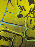 Opiummm Canvas - Flouro Yellow Chalks