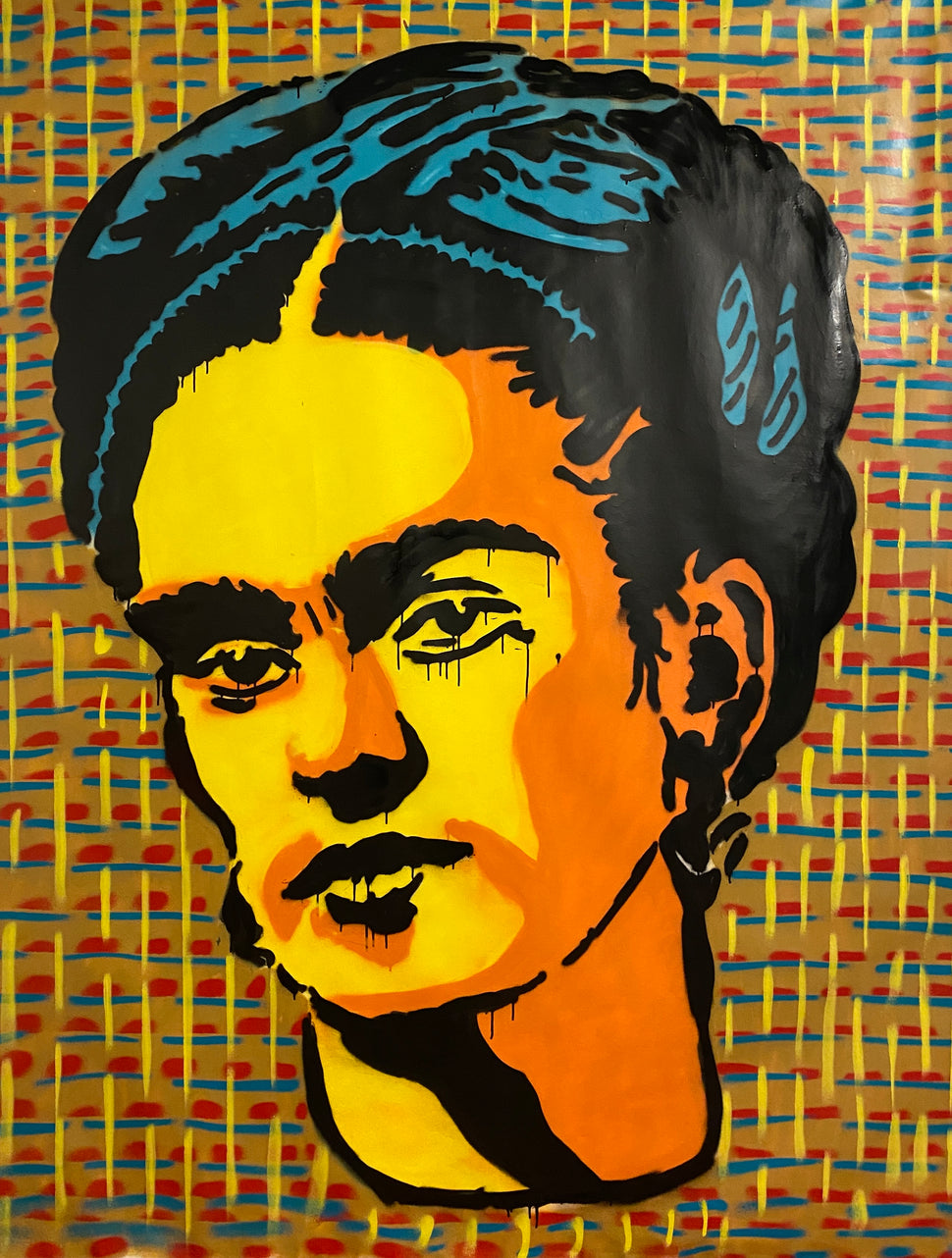 Cartoonneros - Frida MEGA CANVAS – pure evil gallery