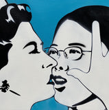 The Kiss - Queen Elizabeth & Tsai Ing Wen
