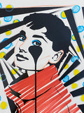 Audrey Hepburn - Handfinished AB&C show print - Graffiti is for champs