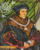 Thomas More tags - Handfinished canvas