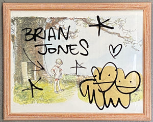 Brian Jones and the Bunnies - Detourned Winnie the Pooh in frame