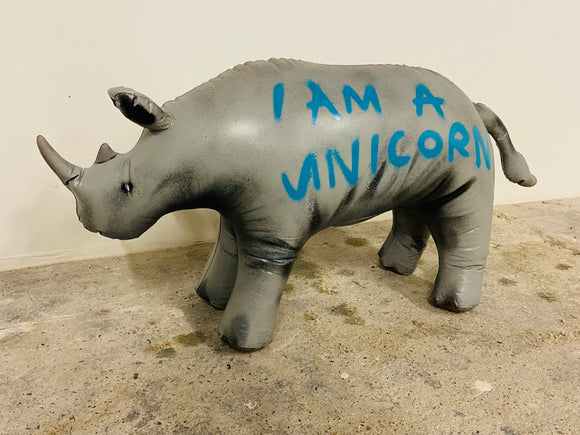 I am a unicorn - inflatable sculpture