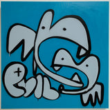 Pure Evil Bunny Canvas - I am a lonely painter I live in a box of spray paints