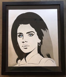 Lana Del Rey’s Nightmare- Retired Stencil in tagged frame