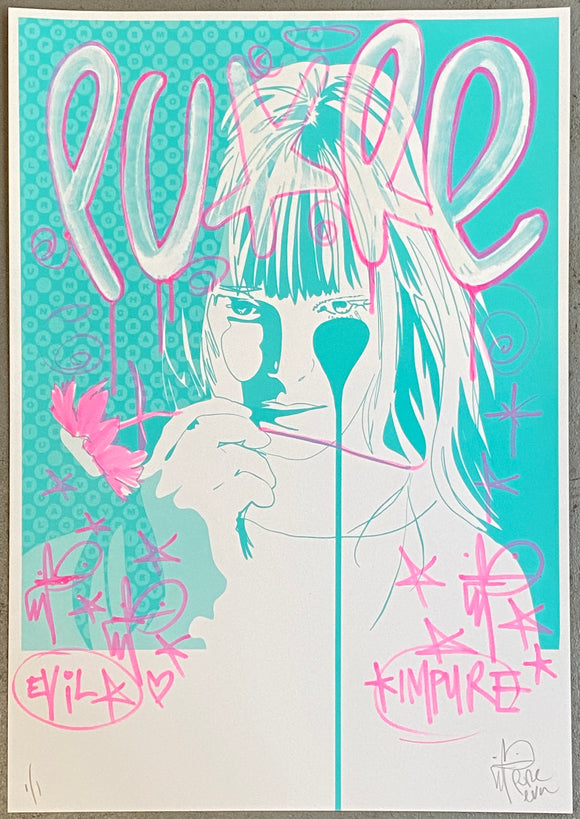 Handfinished ACBF print - “I like street art but I don’t like that tagging stuff’