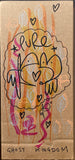 Ghost Kingdom - Drawing on cardboard in wooden frame