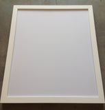 Chunky edge white frame - Large (Print not included)