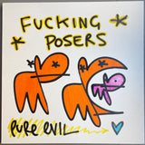 Posers - Krink Bunny canvas