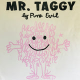 Mr Taggy - Pale Pink Canvas