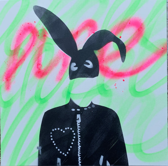 LUCYFUR - Bunny girl canvas