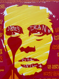 Handfinished Art Car Boot Fair 2021 print - Nothing is original (james dean) framed